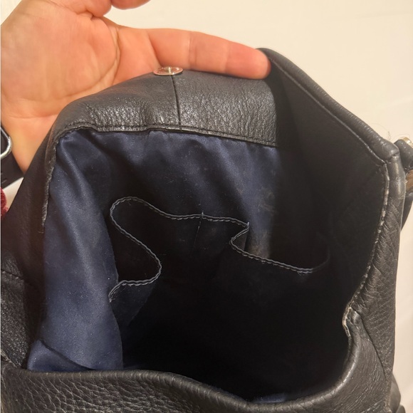 Coach Black Pebbled Leather Shoulder Bag - Picture 10 of 10